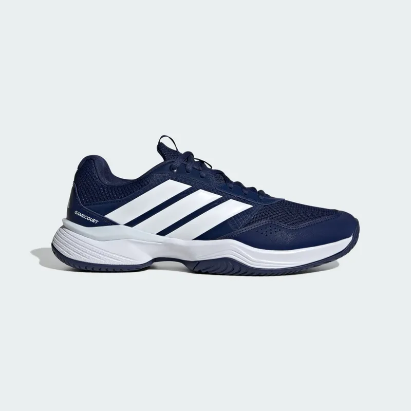 Adidas GameCourt 3 All Court Tennis Shoes Dark Blue / Cloud White / Core Black (KI2863)