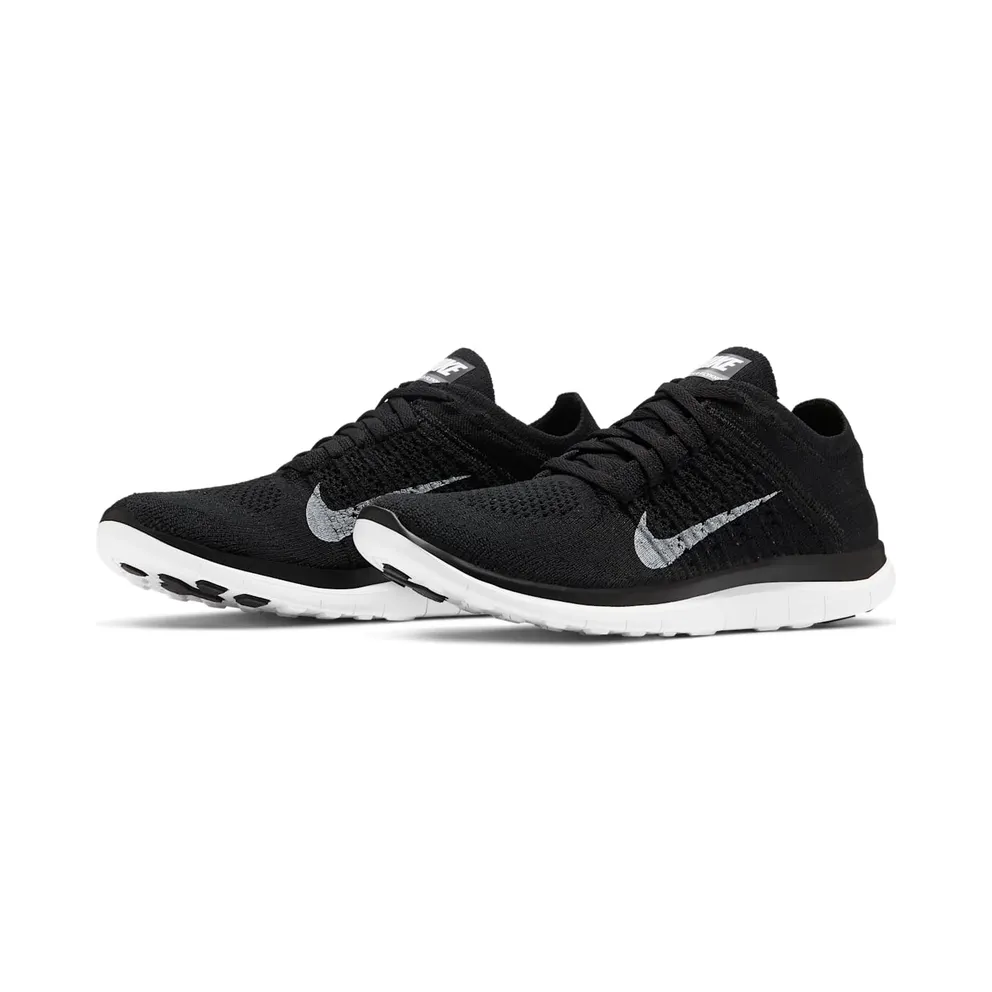 Nike Free 4.0 Flyknit Black White (2020) “Black / Dark Grey / White” (631050-001)