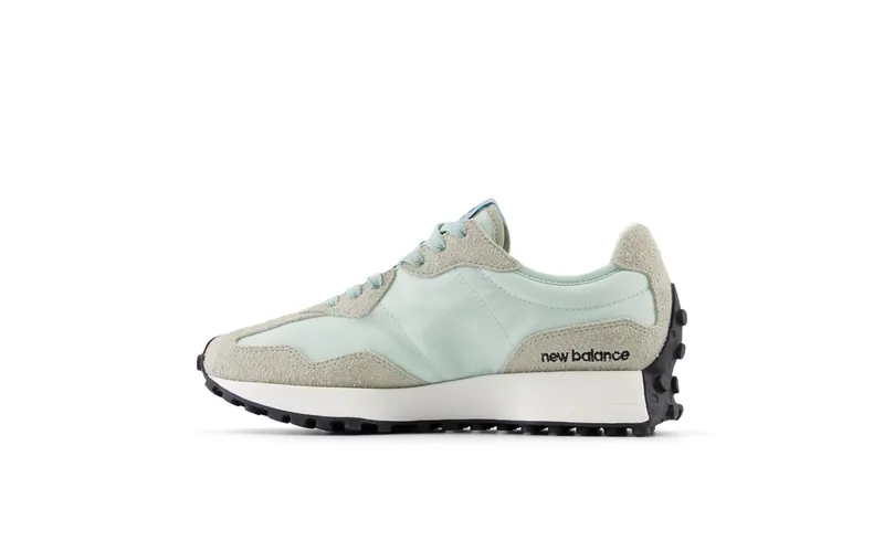 New Balance 327 White Black Grey Light Blue (WS327WD)