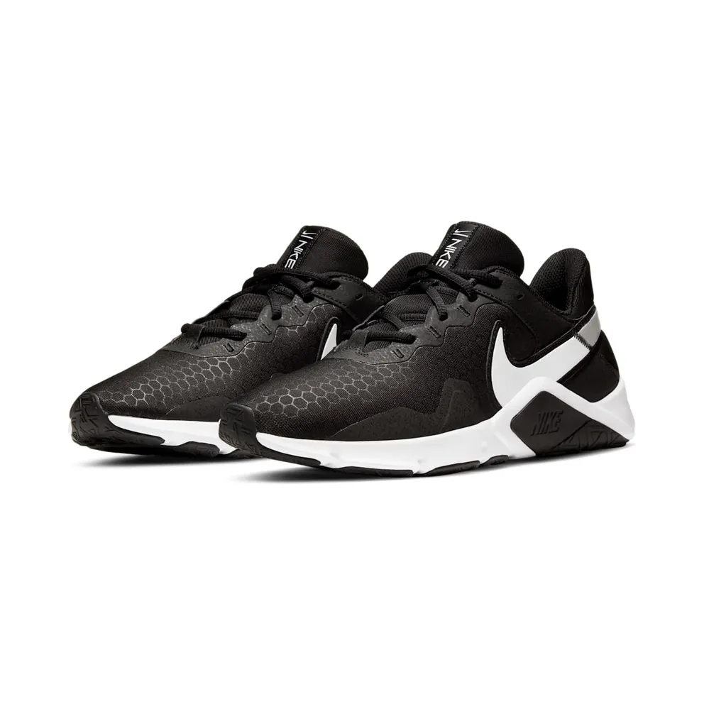 Nike Legend Essential 2 Black White Black/Metallic Silver/White (CQ9356-001)