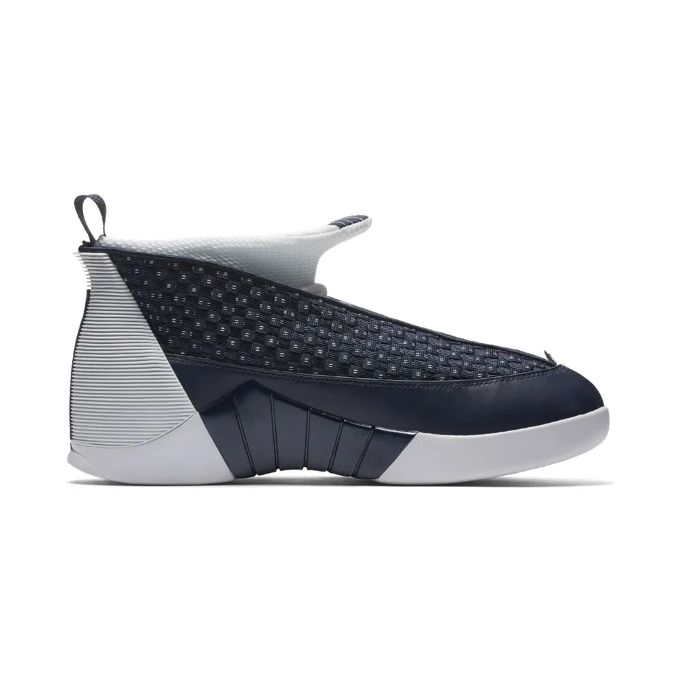 Jordan 15 Retro Obsidian Obsidian/White-Metallic Silver (881429-400)