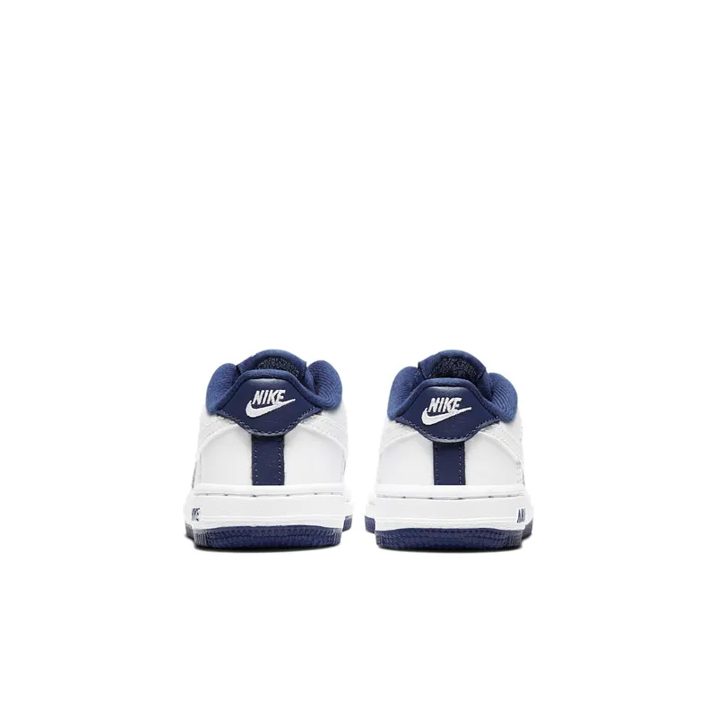 Nike Air Force 1 Low White Deep Royal Blue (TD) White/Deep Royal Blue-White (CU0815-102)