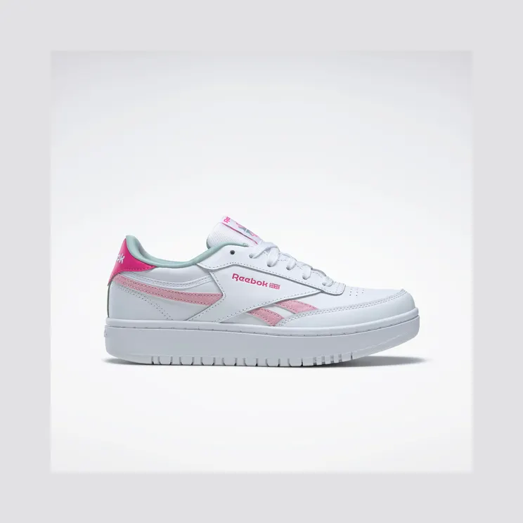 Reebok Club C Double Cloud White / Proud Pink / Seaside Grey (GW9187)