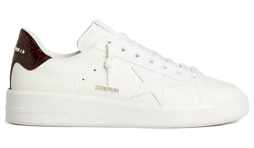 Golden Goose Purestar leren sneakers – Wit (GMF00197F007377)