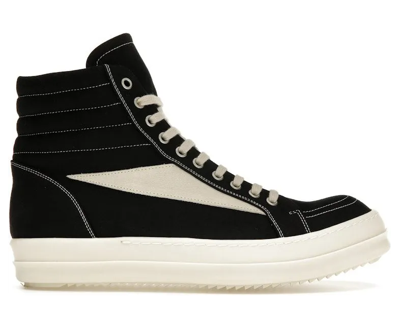 Rick Owens DRKSHDW Lido Vintage High Black Milk SS24 (DU01D1810NDKLVS-911)