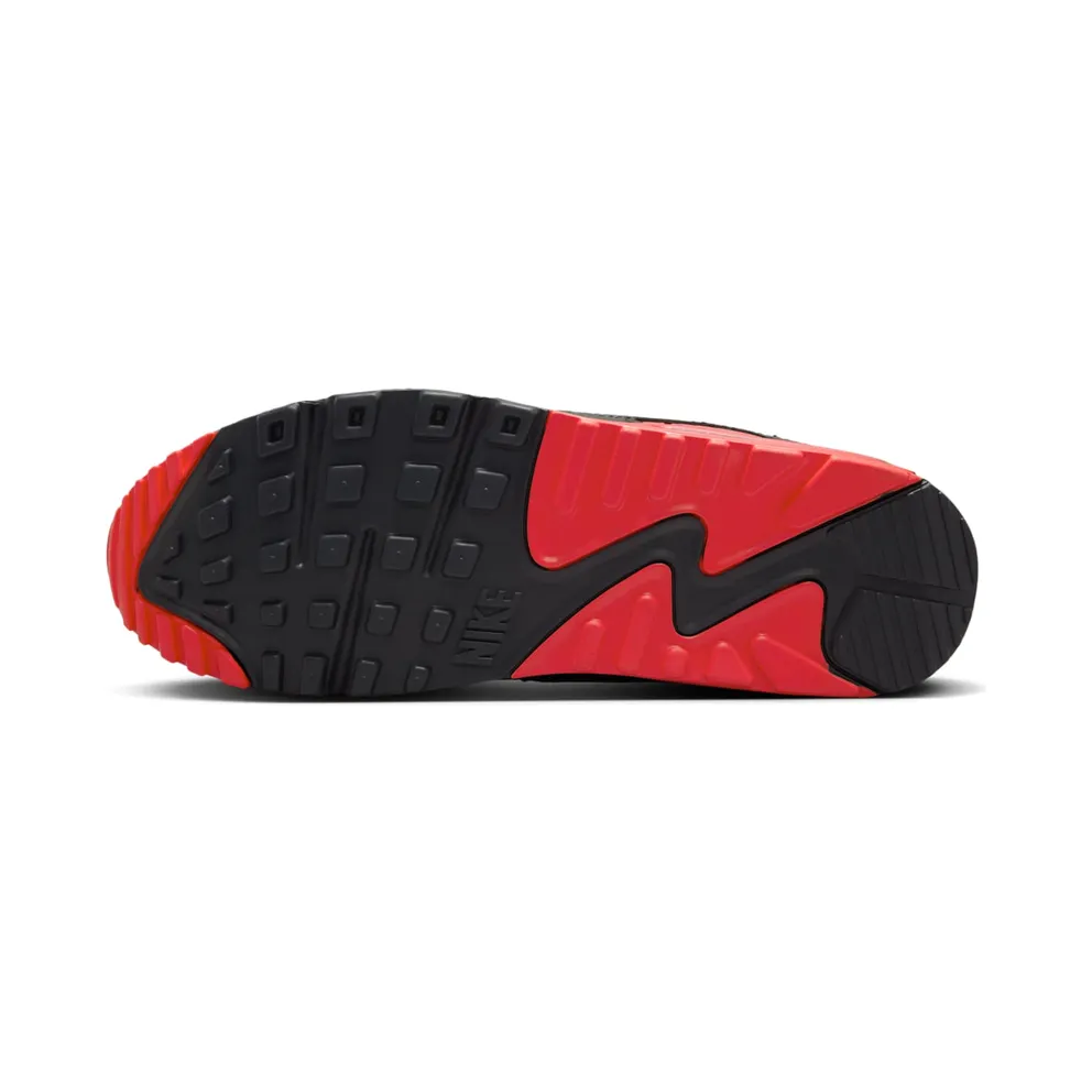 Nike Air Max 90 Smoke Grey Fire Red (DM0029-007)