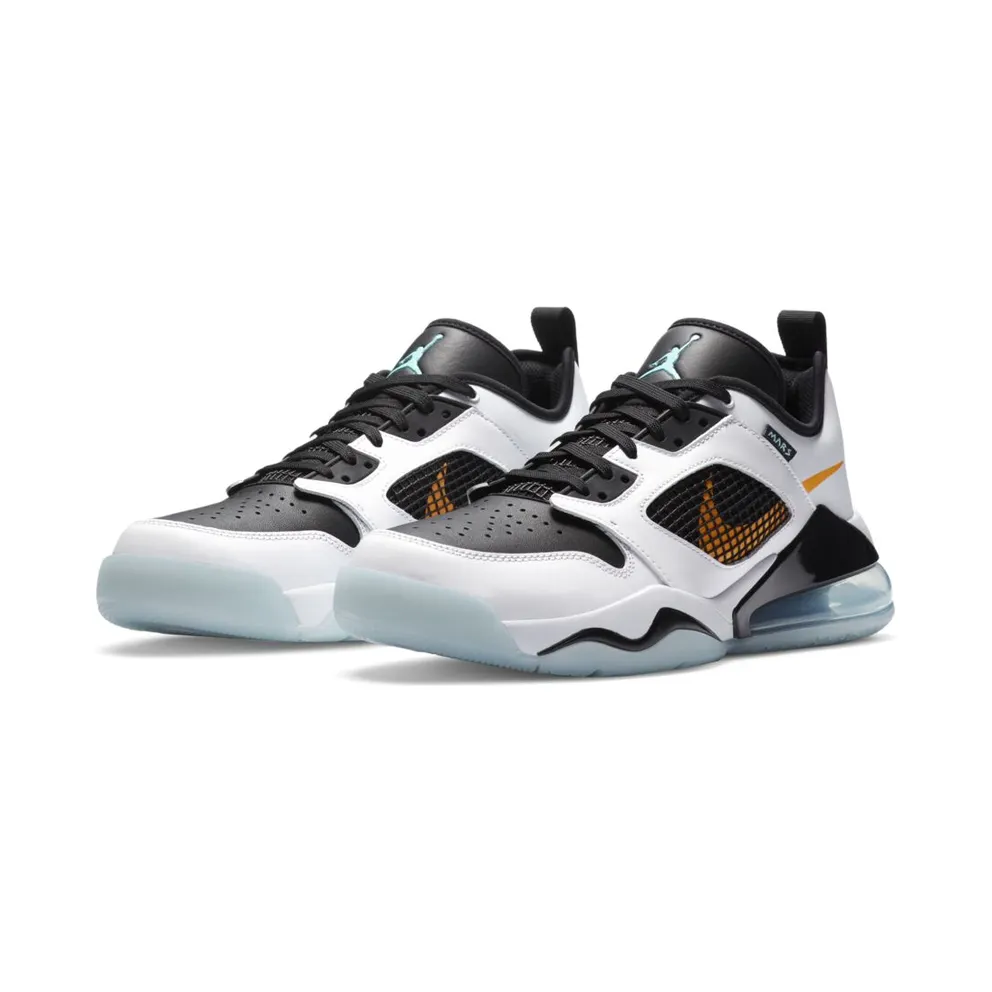 Jordan Mars 270 Low White Black Orange Aqua White/Black-Laser Orange-Ice Green (CK1196-101)