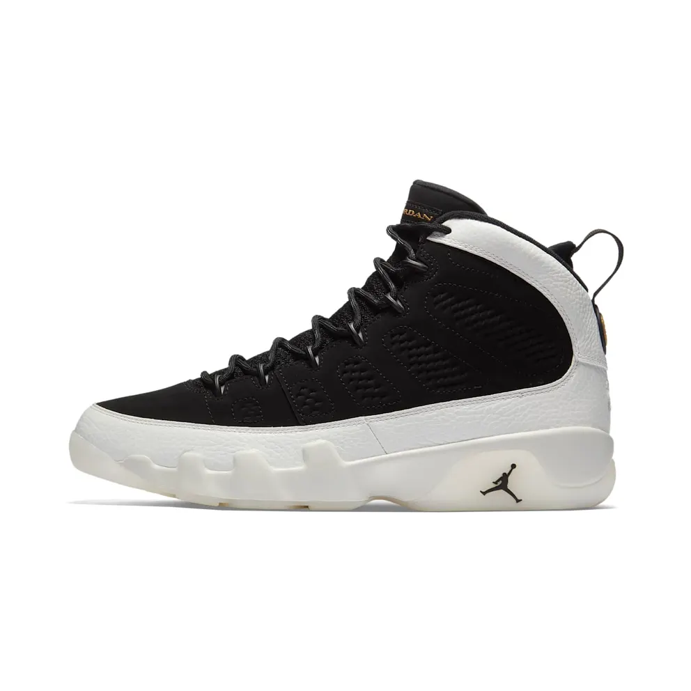 Jordan 9 Retro City of Flight Black/Black-Summit White-Metallic Gold (302370-021)