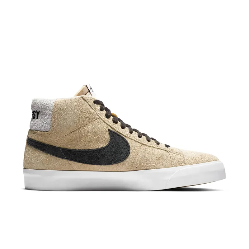 Nike SB Zoom Blazer Mid Stussy Midwest Gold/Black (AH6158-700)