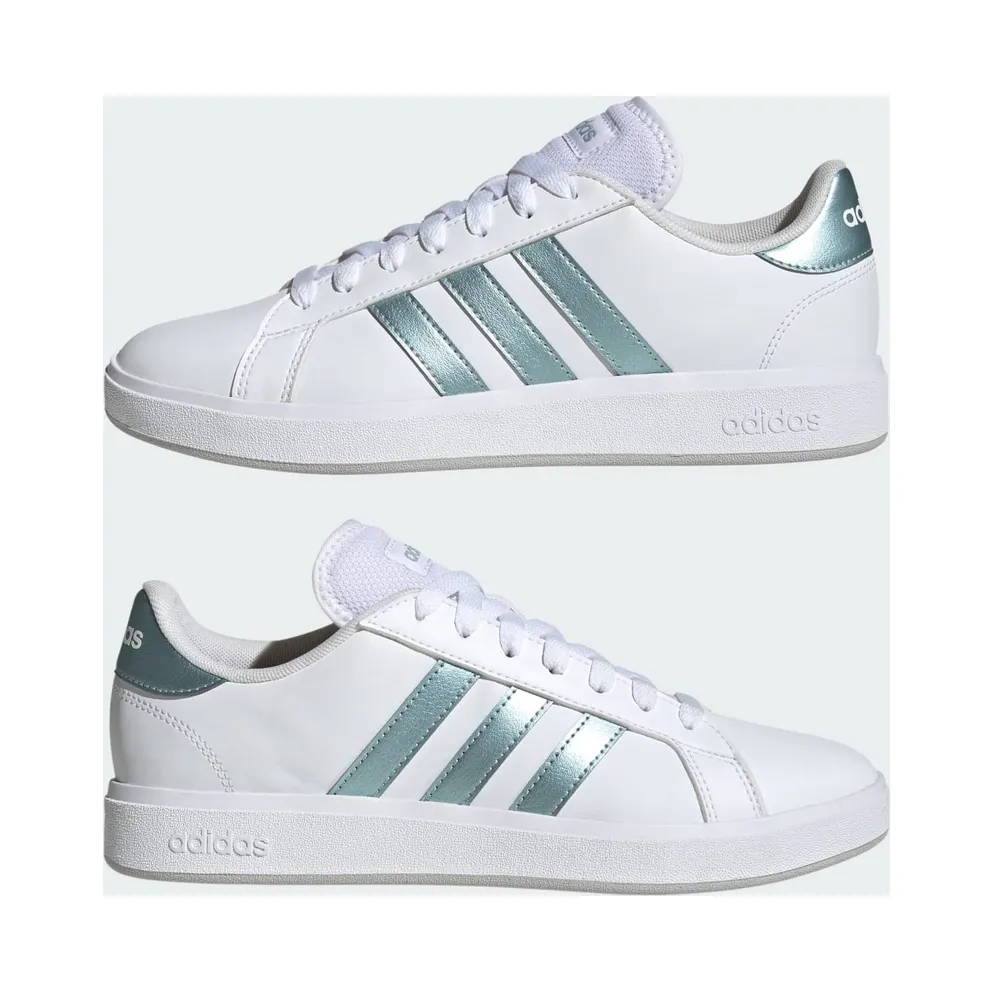 adidas Grand Court Td Lifestyle Court Casual “Cloud White / Magic Grey Met / Grey Two” (JH9384)