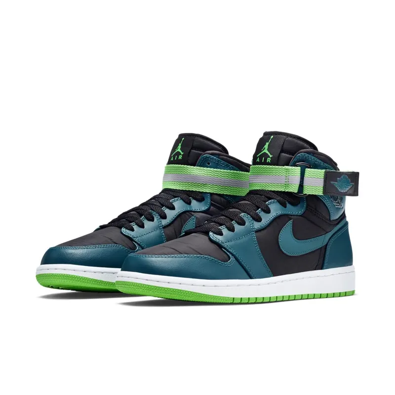 Jordan 1 High Strap Black Teal (342132-013)