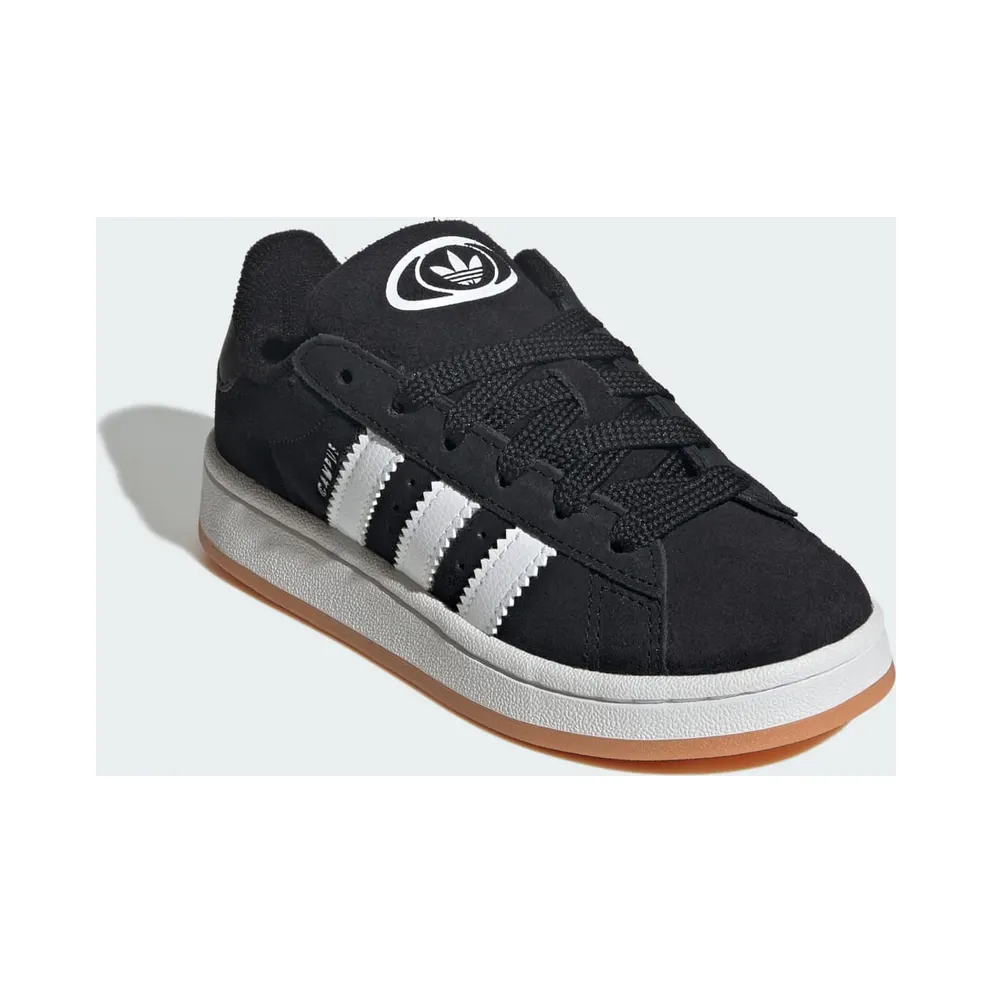 adidas Campus 00s Elastic Lace Kids Core Black / Cloud White / Gum (JI4331)