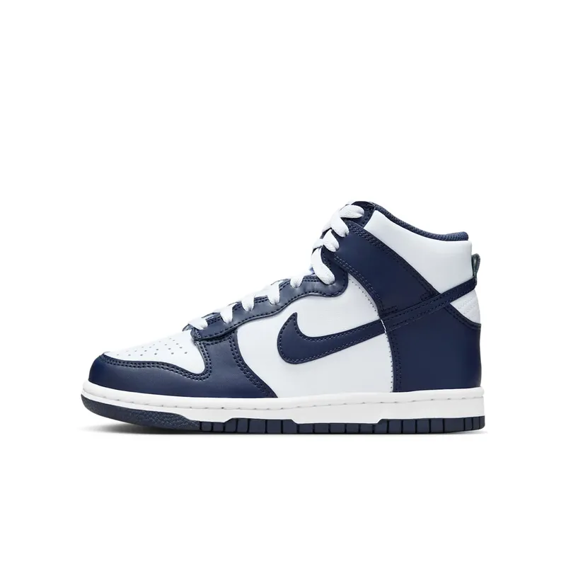 Nike Dunk High Football Grey Midnight Navy (GS) – “Football Grey / White / Midnight Navy” (DB2179-008)