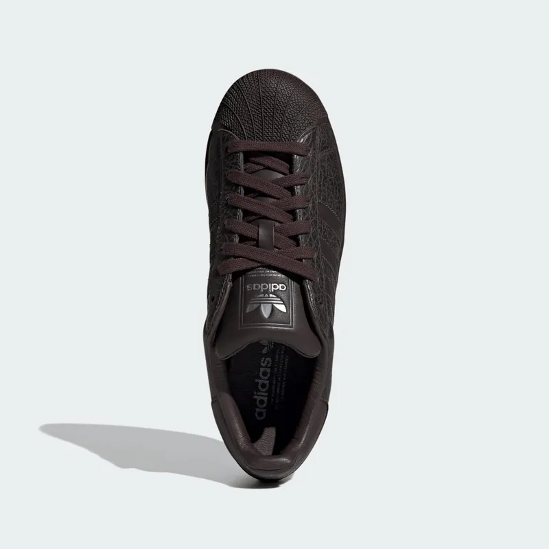 Adidas SUPERSTAR II Shoes Shadow Olive / Dark Brown / Iron Metallic (HQ2365)