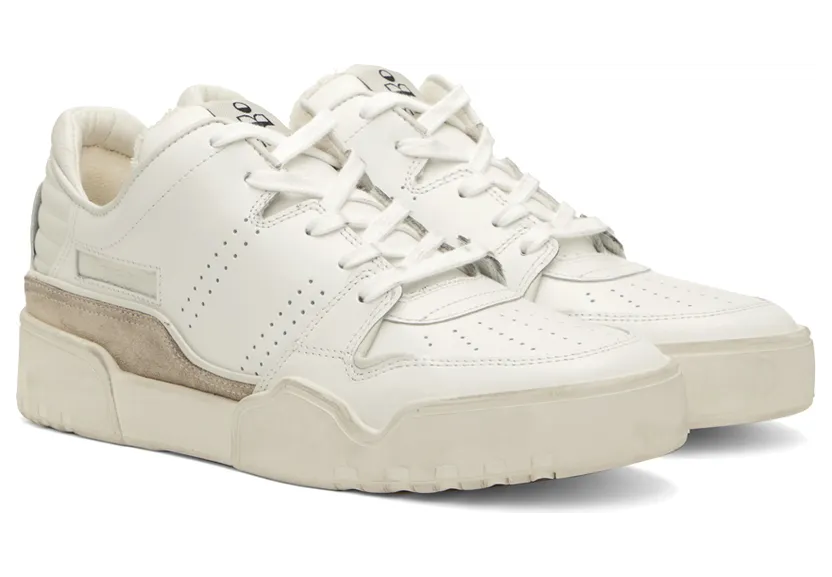 Isabel Marant White Emree Sneakers (00MBK0366-00M008N) (4)