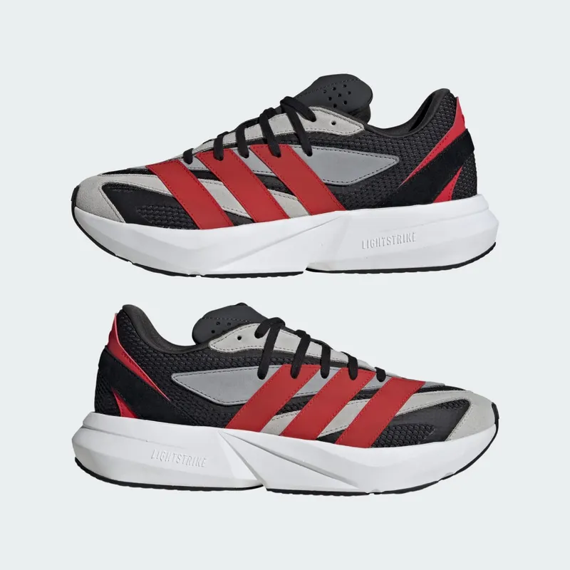 Adidas Lightblaze Grey / Core Black / Better Scarlet (JR3464)