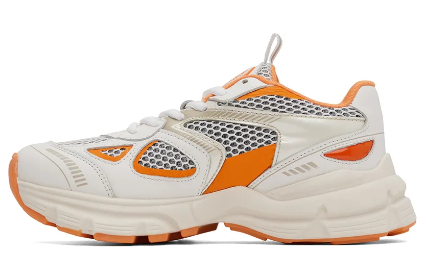 Axel Arigato White & Orange Marathon Runner Sneakers (F0158047) (3)