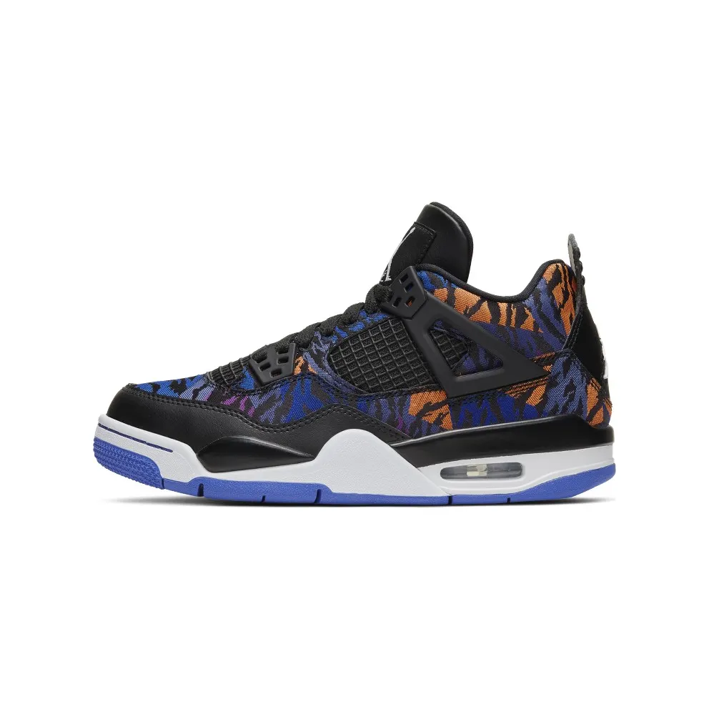 Jordan 4 Retro Black Rush Violet (GS) Black/White-Rush Violet (BQ9043-005)