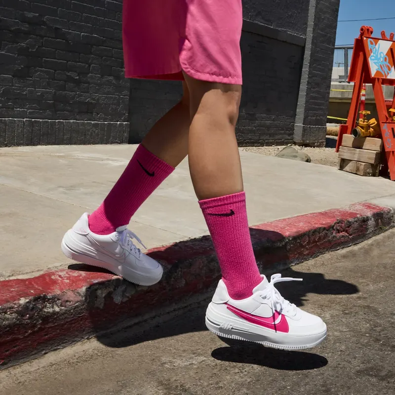 Nike Air Force 1 PLT.AF.ORM White Fireberry (FJ2986-100)