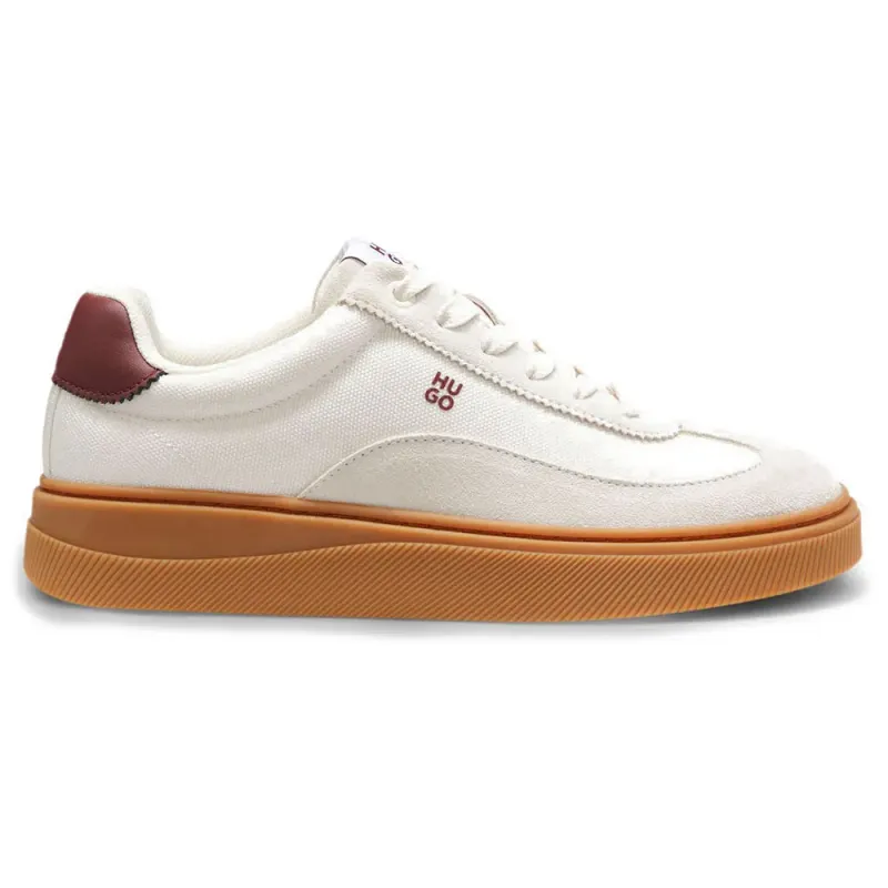 Hugo Boss sneaker Taupe / Wine Red / Off-White (50569344-118)