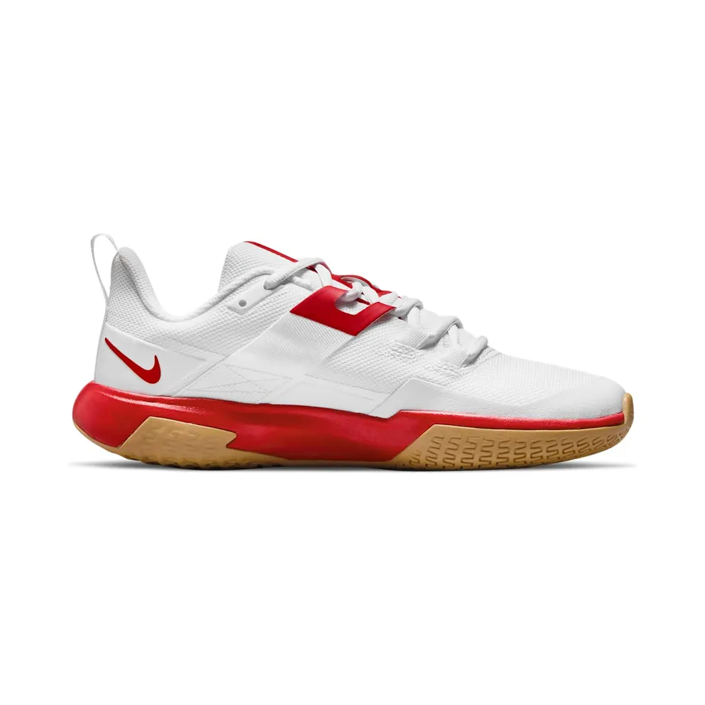 NikeCourt Vapor Lite Hardcourt “White / Wheat / University Red” (DC3431-188)
