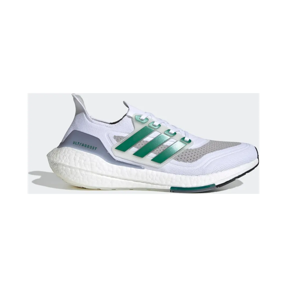 adidas Ultraboost 21 Laufschuh Cloud White / Sub Green / Core Black (FZ2326)