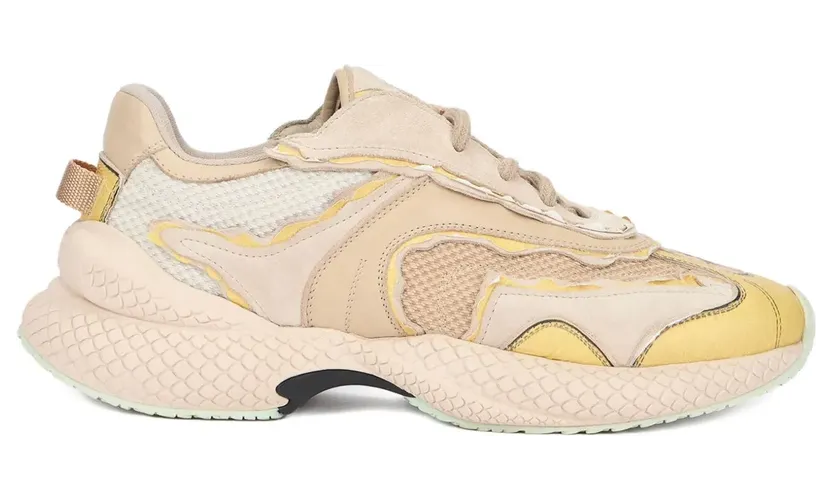 Roberto Cavalli Sneakers met chunky zool – Beige (VQS200PZS67)