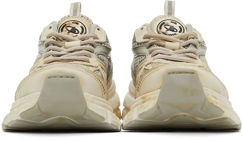 Axel Arigato SSENSE Exclusive Grey & Off-White Marathon Runner (33113)