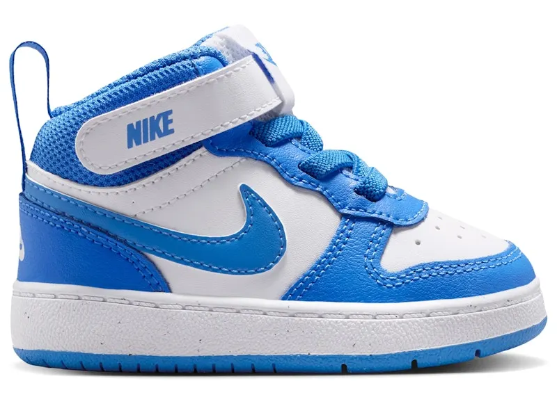 Nike Court Borough Mid 2 White Blue Crystal (CD7784-134)