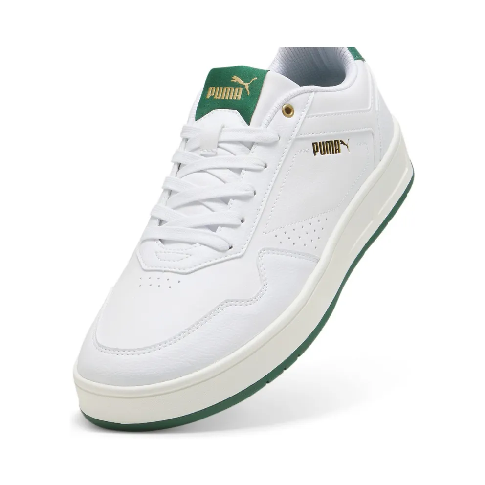 Puma Court Classic “Puma White / Vine / Puma Gold” (395018_03)