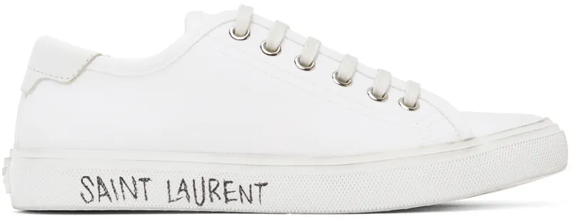 Saint Laurent Black Malibu Low-Top (606446 GUZ20)