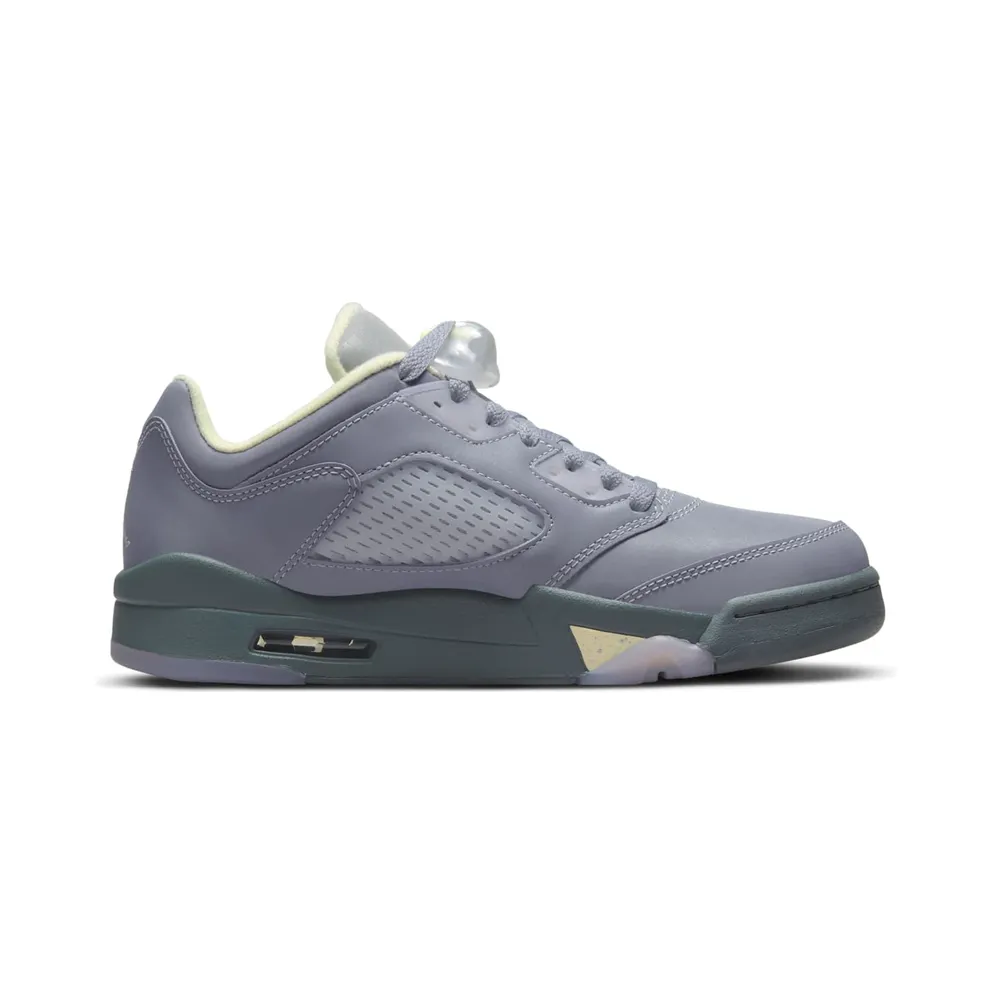 Air Jordan 5 Retro Low Indigo Haze/Metallic Silver/Alabaster/Fire Red (FJ4563-500)