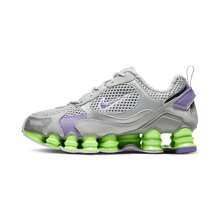 Nike Shox TL Nova Grey Neon “Metallic Platinum / Lime Blast / Atomic Violet / Metallic Silver” (CK2085-002)
