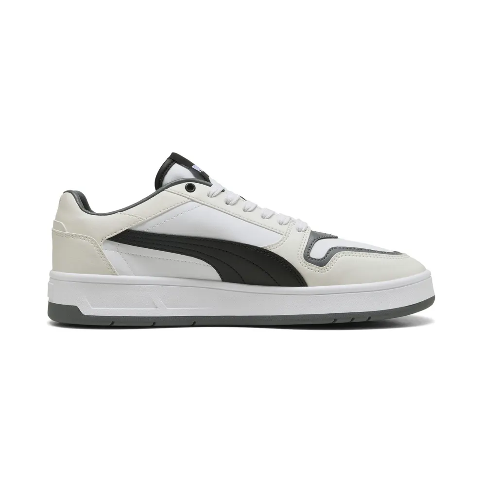 Puma Court Classic Street “Puma White / Puma Black / Vapor Gray” (400196_14)