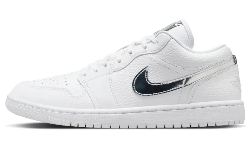 Air Jordan 1 Low SE “White Metallic Silver'” (IQ9381-100)