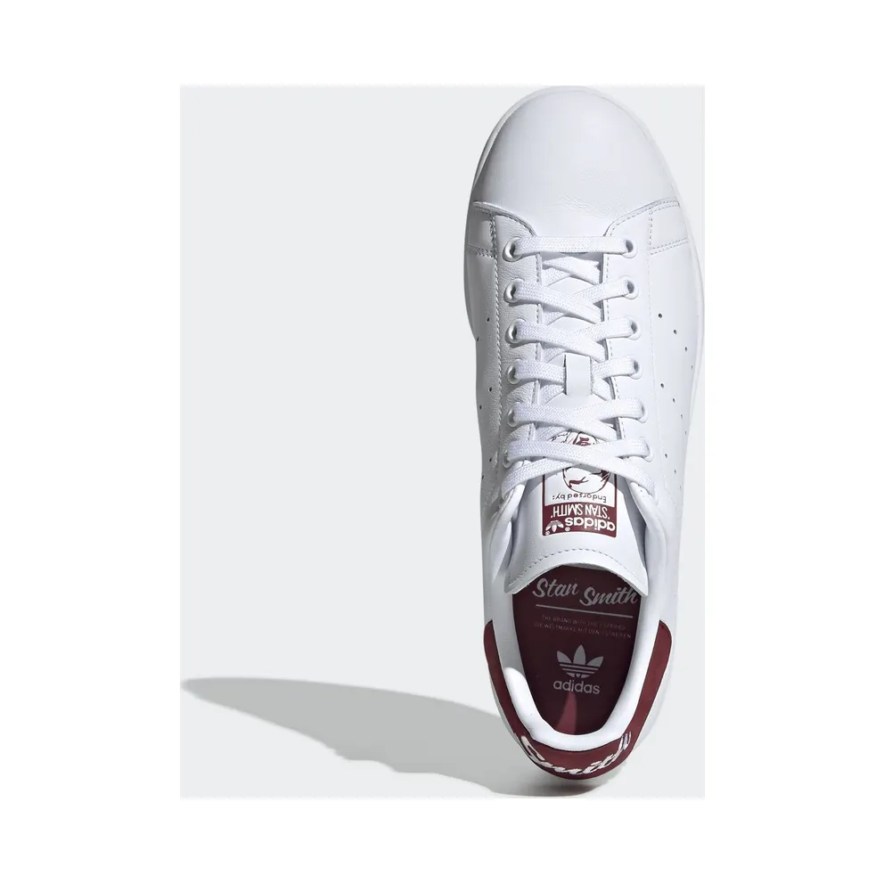 adidas Stan Smith Cloud White Collegiate Burgundy Cloud White/Collegiate Burgundy/Cloud White (EE5803)