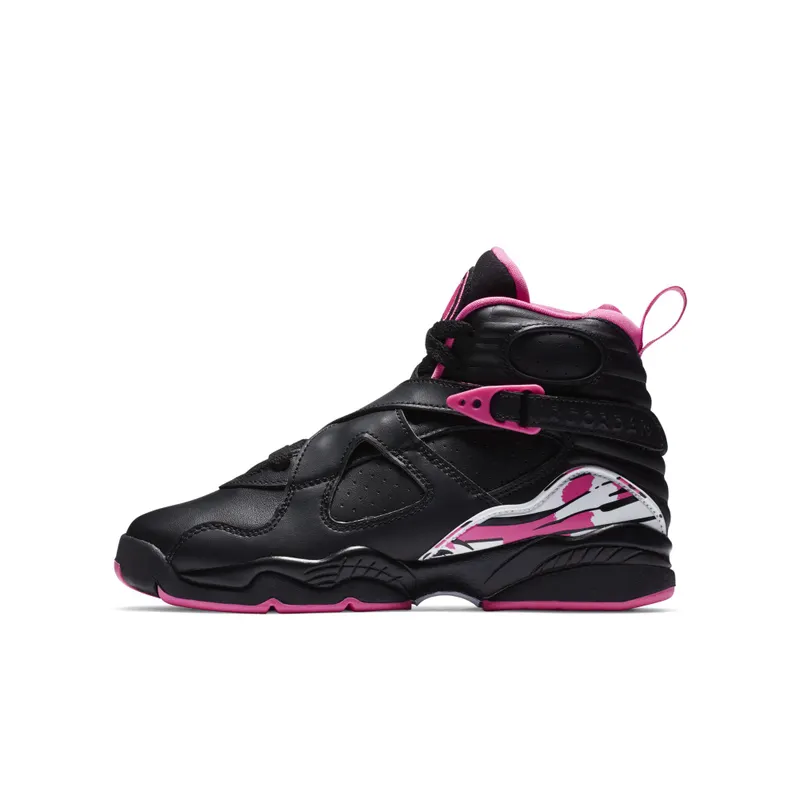Jordan 8 Retro Pinksicle (GS) Black/White-Pinksicle (580528-006)
