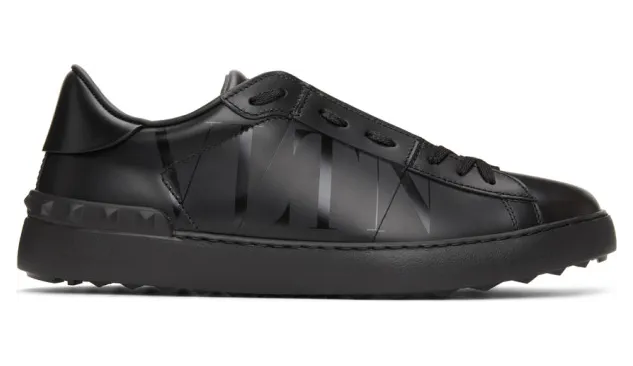 Valentino Black Valentino Garavani VLTN Open Sneakers (VY2S0830PST)