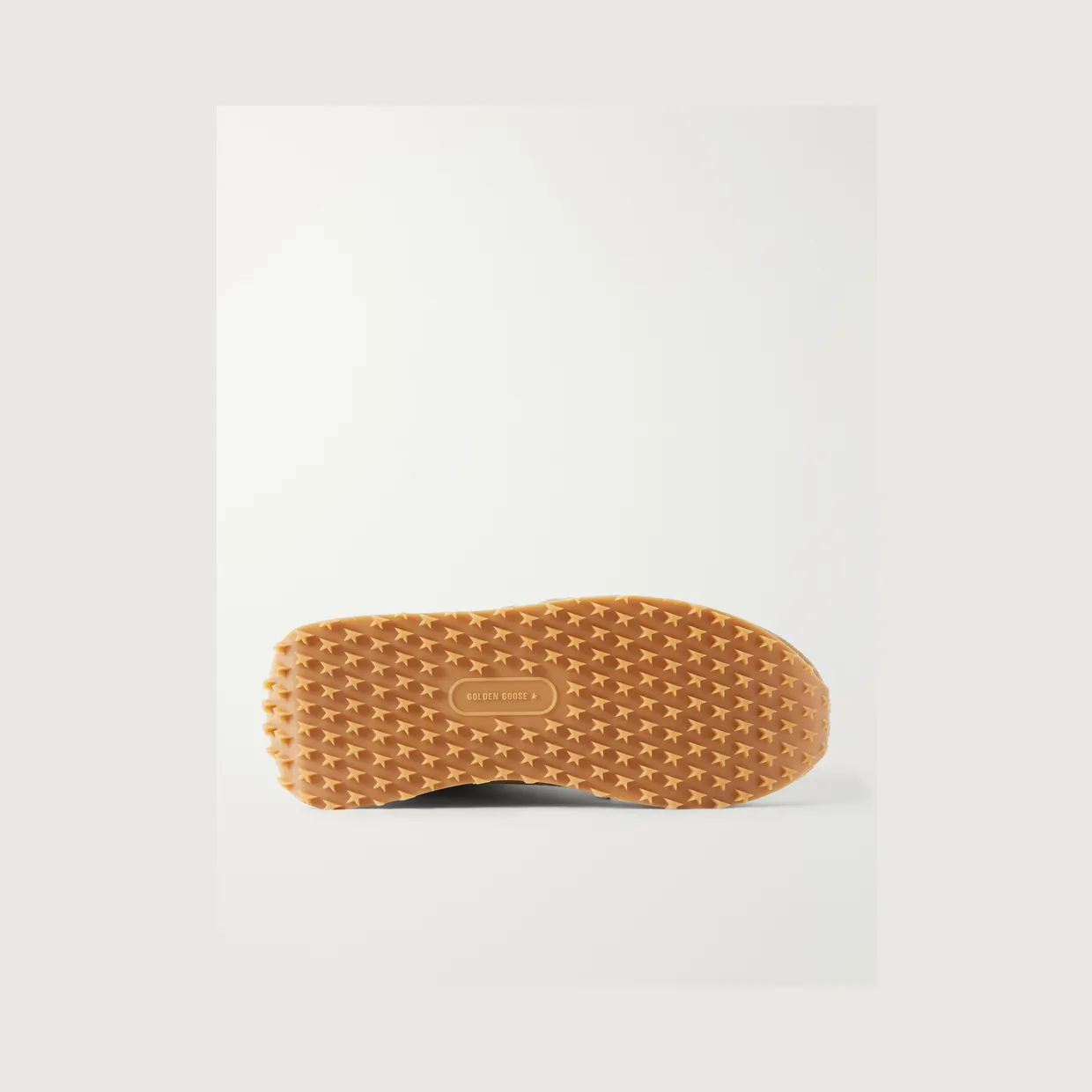 Golden Goose Marathon Metallic Leather-Trimmed Suede Sneakers Tan (GMF01071.F008445) (3)