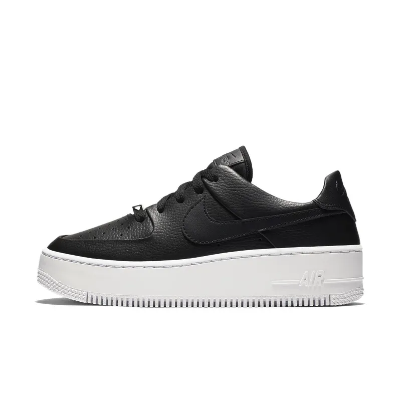 Nike Womens Air Force AF 1 Sage Low Black White (2019) (AR5339-002)