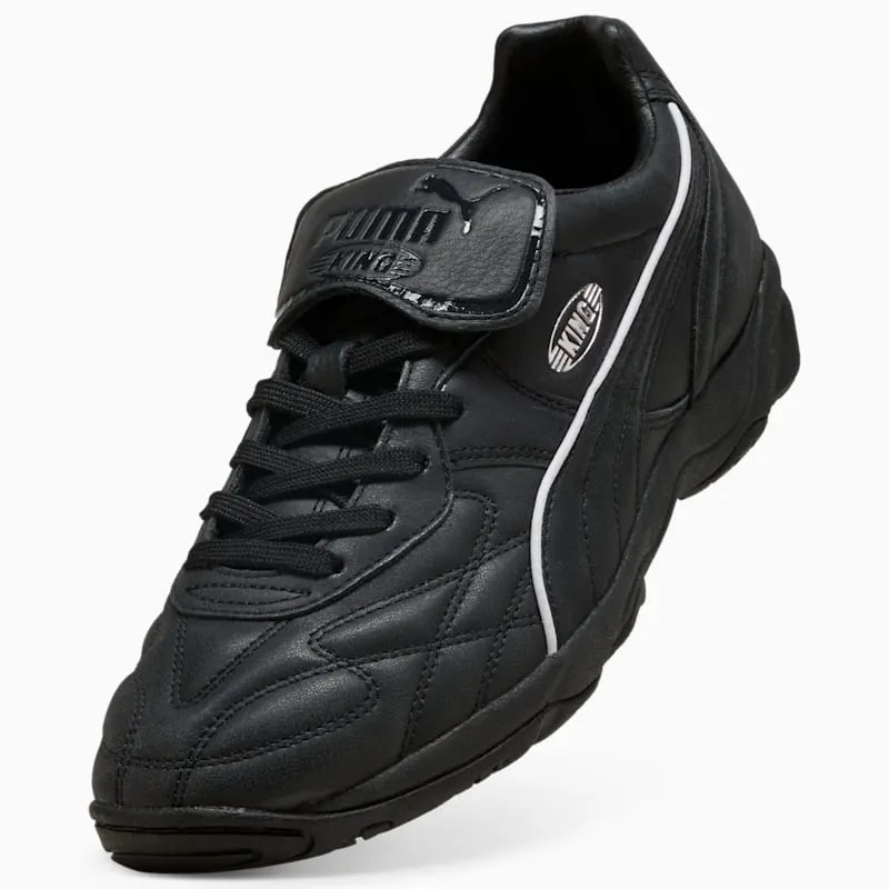 Puma King Indoor Premium Black White Stripe (404363-02)