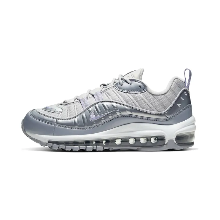 Nike Air Max 98 SE “Vast Grey / Metallic Platinum / Wolf Grey / Purple Agate” (BV6536-001)