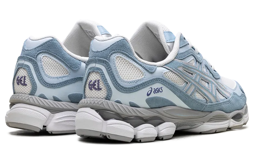 Asics GEL-NYC “Arctic Sky”: zacht blauw, harde shape (2)