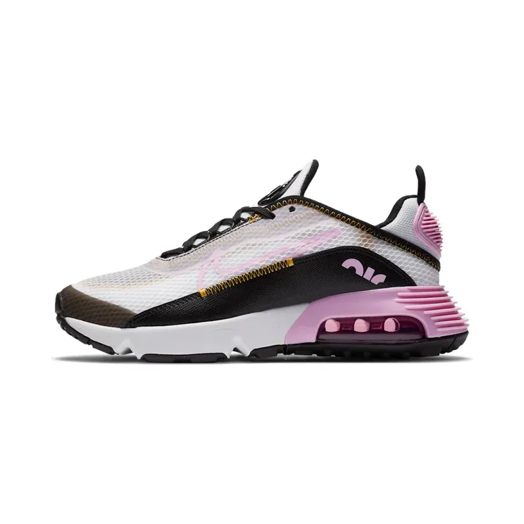 Nike Air Max 2090 GS Lt “White / Black / Dark Sulphur / Light Arctic Pink” (CJ4066-104)