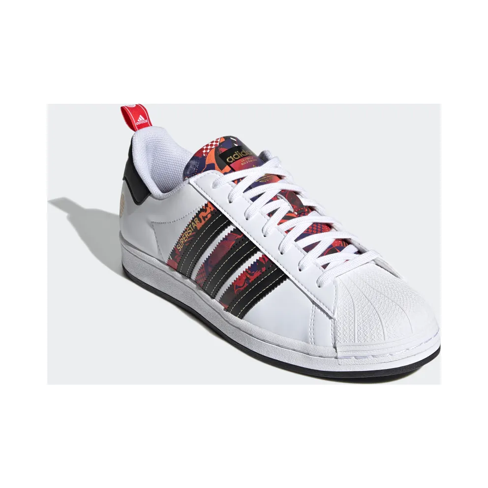 adidas Superstar Cloud White / Core Black / Scarlet (Q47184)