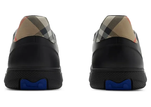 Burberry Leather and Check Terrace “Black” (8108650 MF TERRACE A1189) (3)
