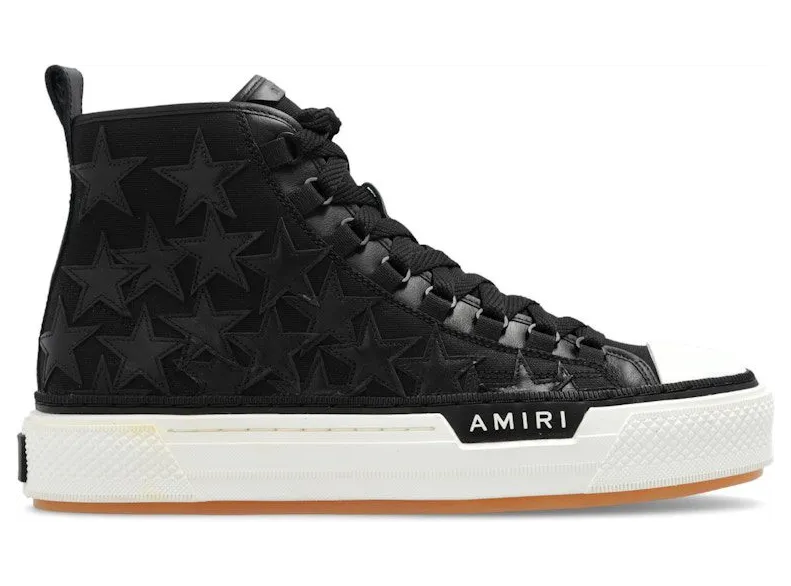 AMIRI Stars Court High Black (PXMFS003-004)