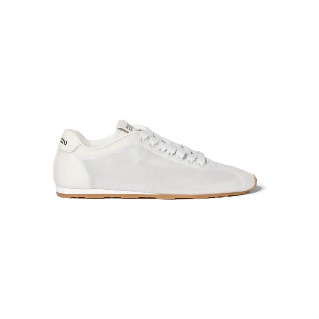 Miu Miu Miu Plume aus Mesh “White” (5E709EF005)