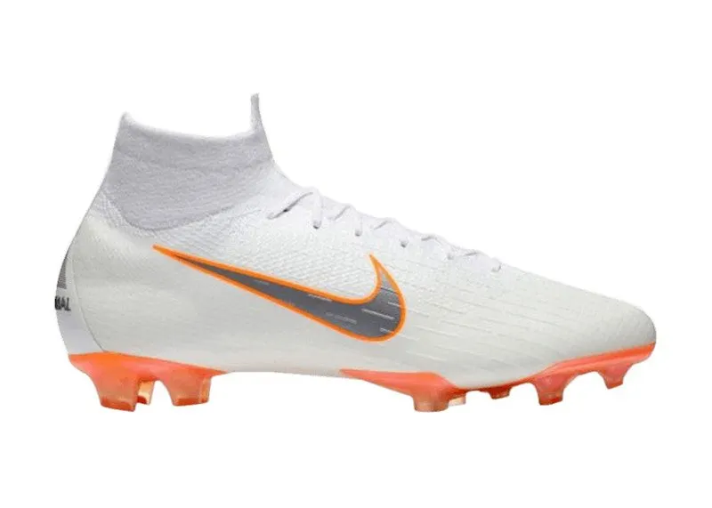 Nike Mercurial Superfly 6 Elite FG White Total Orange (AH7365-107)
