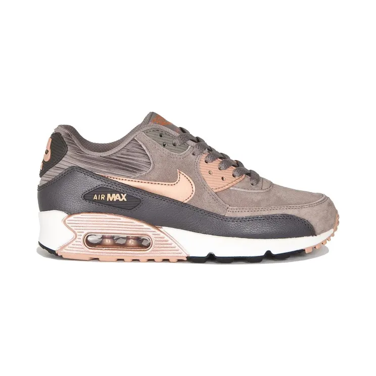 Nike Air Max 90 Leather Iron Metallic Red Bronze (768887-201)